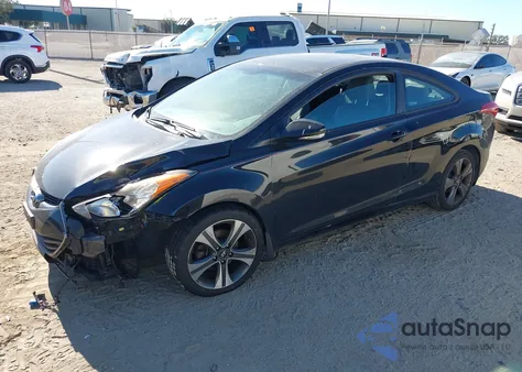 2013 Hyundai Elantra Se from USA, damaged, VIN KMHDH6AE7DU019307
